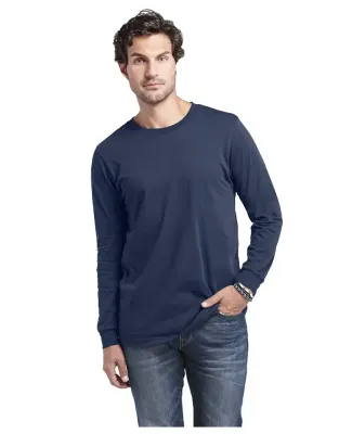 Delta Apparel 12640   Adult L/S Tee in Athletic navy
