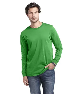 Delta Apparel 12640   Adult L/S Tee in Kelly