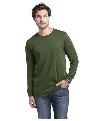 Delta Apparel 12640   Adult L/S Tee in Moss