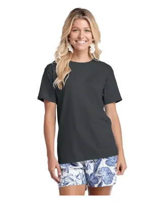 Delta Apparel 19100   Adult S/S Tee in Charcoal
