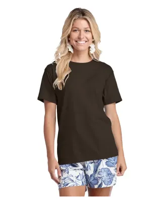 Delta Apparel 19100   Adult S/S Tee in Dark chocolate