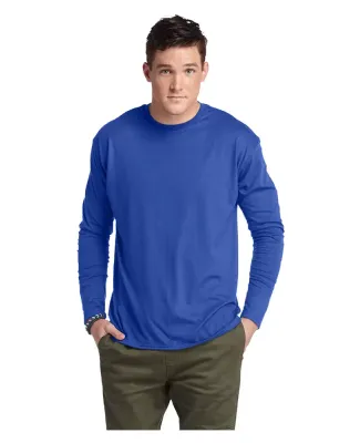 Delta Apparel 616535   Adult L/S Tee in Royal