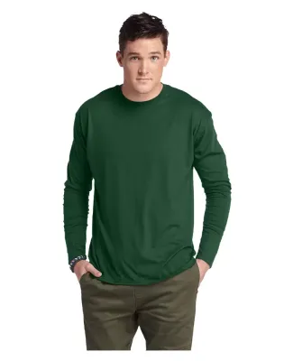 Delta Apparel 616535   Adult L/S Tee in Forest