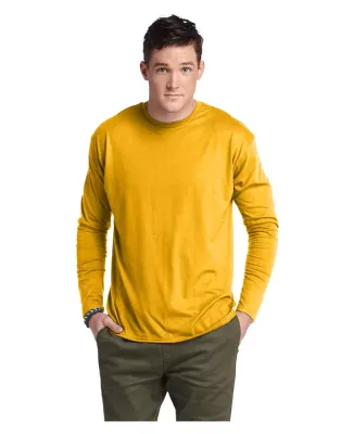 Delta Apparel 616535   Adult L/S Tee in Gold
