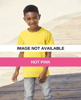 Alstyle 3382 Improved Yth Short Sleeve Tee Hot Pink