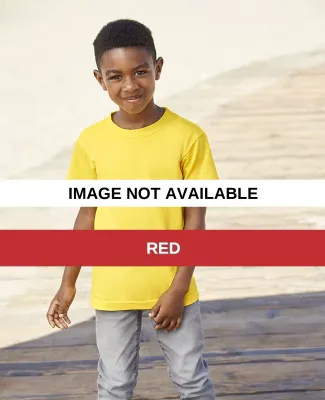 Alstyle 3382 Improved Yth Short Sleeve Tee Red