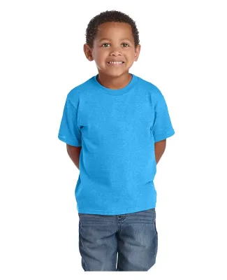 Delta Apparel 65300   Juvenile S/S Tee in Turquoise heather