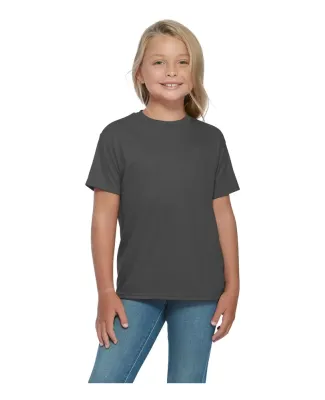 Delta Apparel 65359   Youth Retail Tee in Charcoal