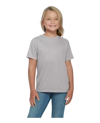 Delta Apparel 65359   Youth Retail Tee in Silver