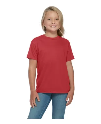 Delta Apparel 65359   Youth Retail Tee in Cardinal