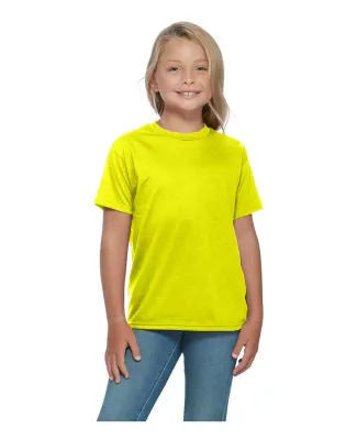 Delta Apparel 65359   Youth Retail Tee in Safety green