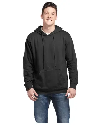 Delta Apparel 90200   7 Ounce 75/25 Hoodie in Charcoal heather