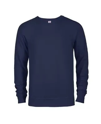 Delta Apparel 97100   7 Oz Fleece Crew in Athletic navy ae8