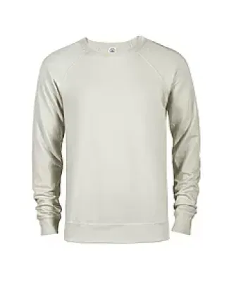 Delta Apparel 97100   7 Oz Fleece Crew in Oatmeal heather h4l