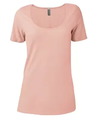 Delta Apparel P504C   Ladies Scoop CVC in Blush f3b