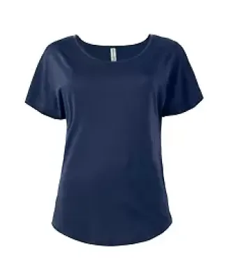 Delta Apparel P505C   Ladies CVC Dolman in Athletic navy a2u