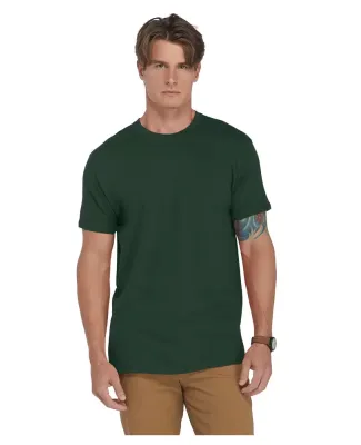 Delta Apparel P601   Mens SS Crew in Forest