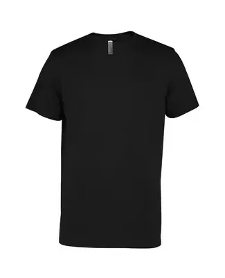 Delta Apparel P601C   Adlt SS Crew CVC in Jet black e1f