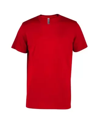 Delta Apparel P601C   Adlt SS Crew CVC in Red f3r