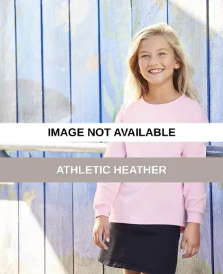 3387 Alstyle Juvy Long Sleeve Tee Athletic Heather
