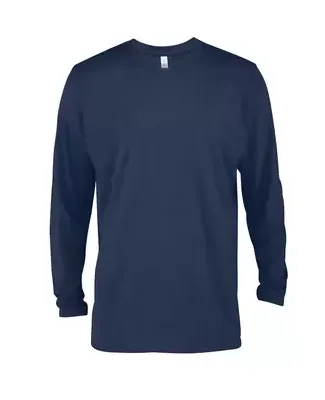 Delta Apparel P603C   Adlt LS Crew CVC in Athletic navy avu