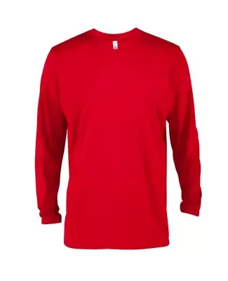 Delta Apparel P603C   Adlt LS Crew CVC in Red f3r