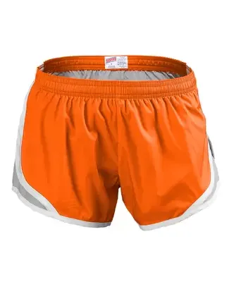 Delta Apparel S081VP   Junior's Short in Orange/silver