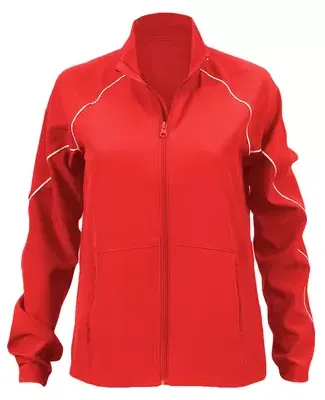 Delta Apparel S1026VP   Juniors WmUp Jack in Red