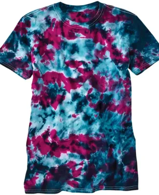 Dyenomite 640LM LaMer Over-Dyed Crinkle Tie Dye T- Baltic