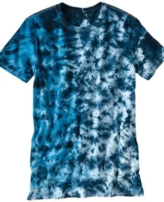 Dyenomite 640LM LaMer Over-Dyed Crinkle Tie Dye T- in Mediterranean