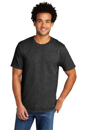 Port & Company PC330    Tri-Blend Tee in Blkhthr