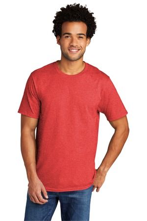 Port & Company PC330    Tri-Blend Tee in Brtredhthr