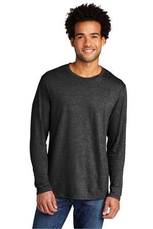 Port & Company PC330LS    Tri-Blend Long Sleeve Te in Blkhthr