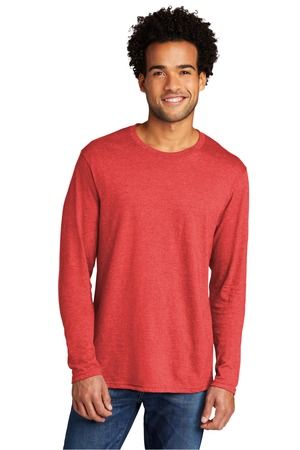Port & Company PC330LS    Tri-Blend Long Sleeve Te in Brtredhthr