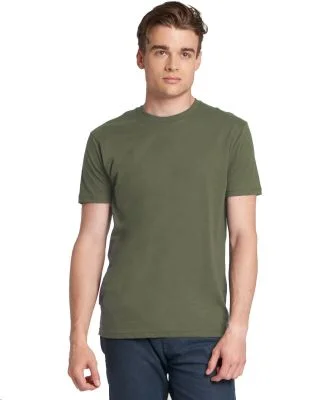 Next Level 3600 Wholesale Premium Cotton Plain t s in Military green
