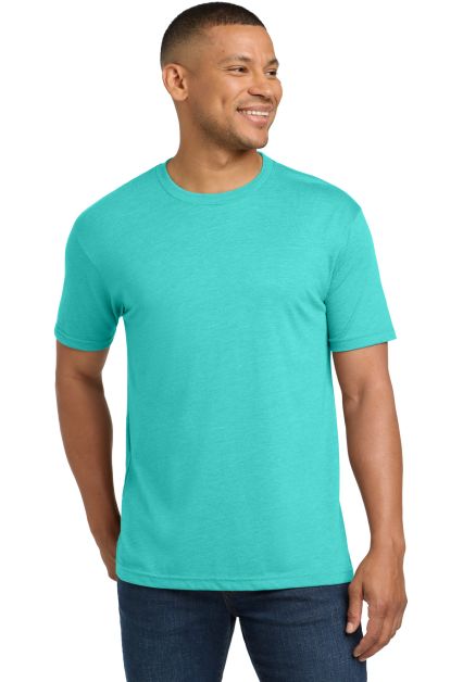 Next Level 6010 Wholesale Tri-Blend Plain T Shirt  in Tahiti blue