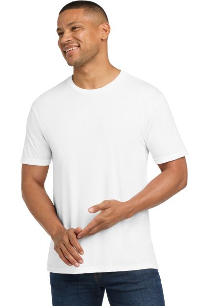 Next Level 6010 Wholesale Tri-Blend Plain T Shirt  in White