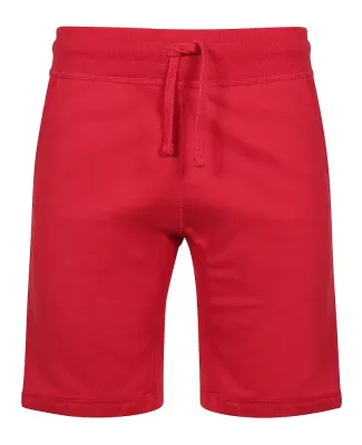 3001BS Unisex Heavyweight Fleece Shorts 6pc packs  RED