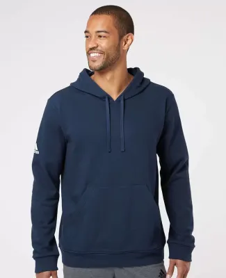 Adidas Golf Clothing A432 Fleece Hooded Sweatshirt Collegiate Navy