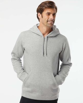 Adidas Golf Clothing A432 Fleece Hooded Sweatshirt in Grey heather
