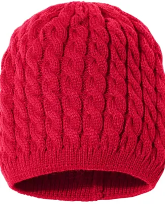 Richardson Hats 138 Cable Knit Beanie Red
