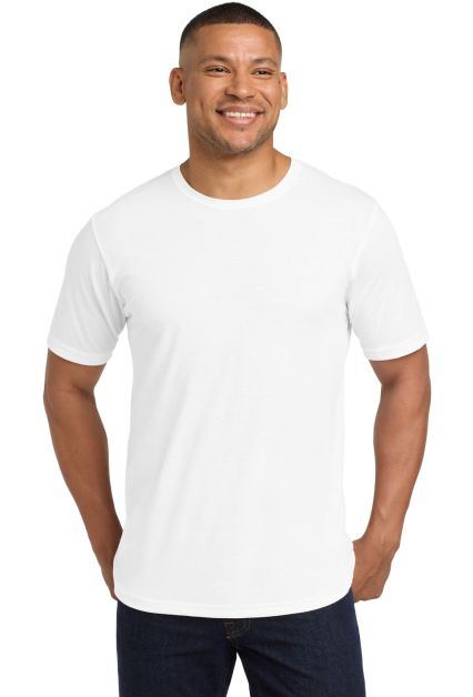 Next Level 6200 Men's Festival Blended Plain T Shi in White
