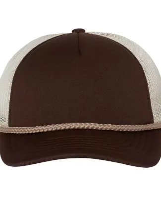 Richardson Hats 213 Low Pro Foamie Trucker Cap Brown/ Tan/ Khaki