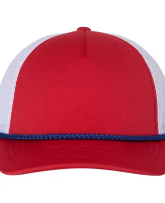 Richardson Hats 213 Low Pro Foamie Trucker Cap Red/ White/ Royal