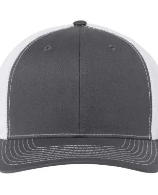 Richardson Hats BLZ601 R-Flex Adjustable Trucker C in Charcoal/ white