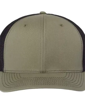Richardson Hats BLZ601 R-Flex Adjustable Trucker C in Loden green/ black