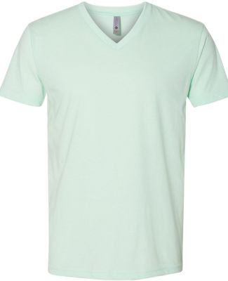 Next Level 6240 CVC V Neck T Shirts in Mint