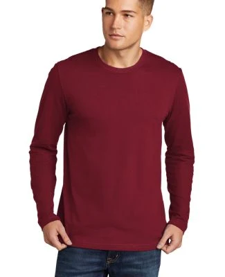 Next Level 3601 Men's Long Sleeve Crew in Cardinal