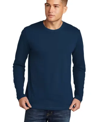 Next Level 3601 Men's Long Sleeve Crew in Cool blue