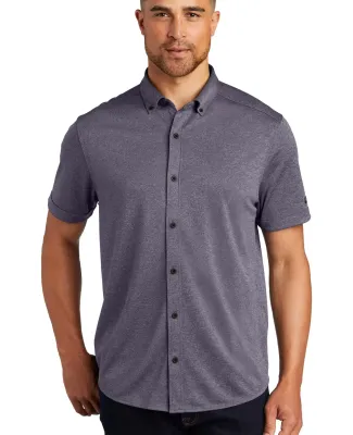 Ogio OG141 OGIO    Gravitate Full-Button Polo Navy Heather